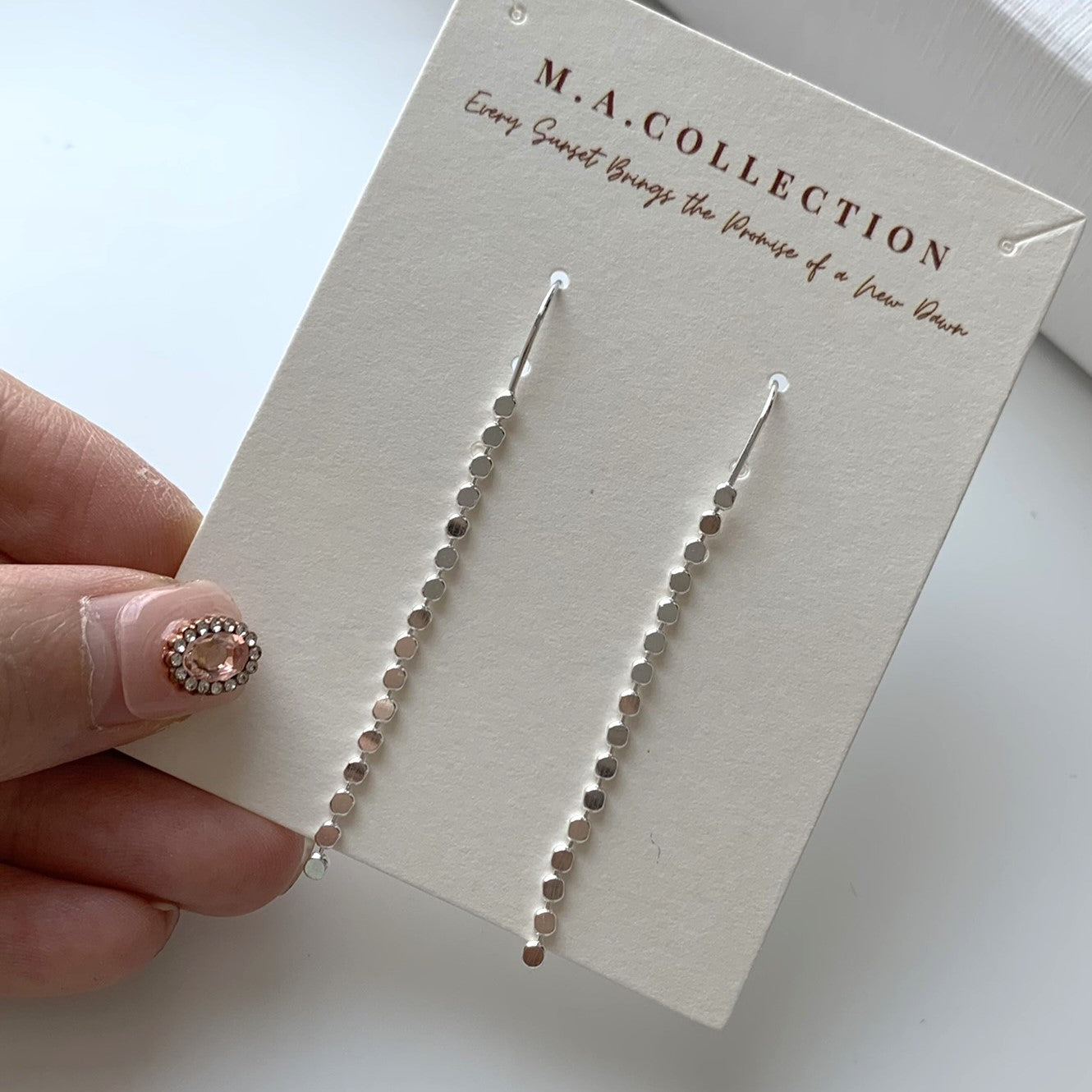 Ball Fringe 925 Silver Earrings