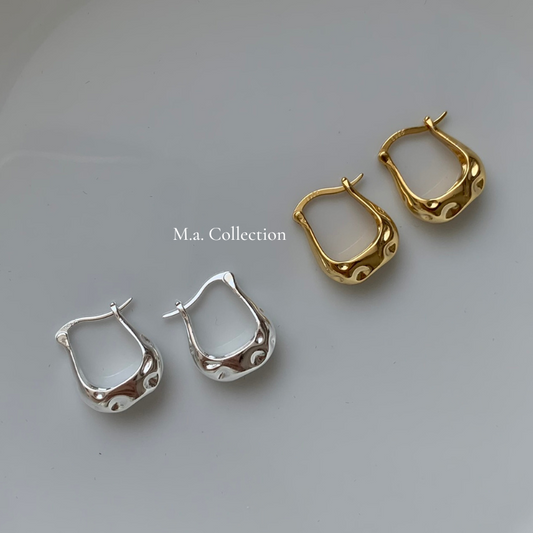 Irregular 925 Silver Earrings