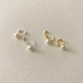 小珍珠925銀耳環
