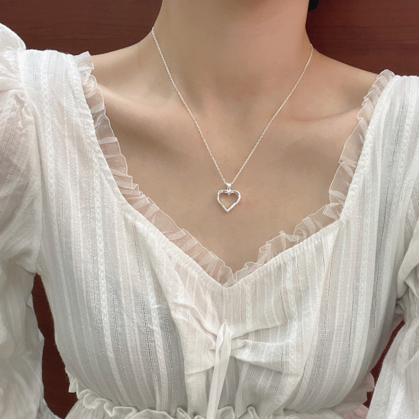 Love Heart 925 Silver Necklace