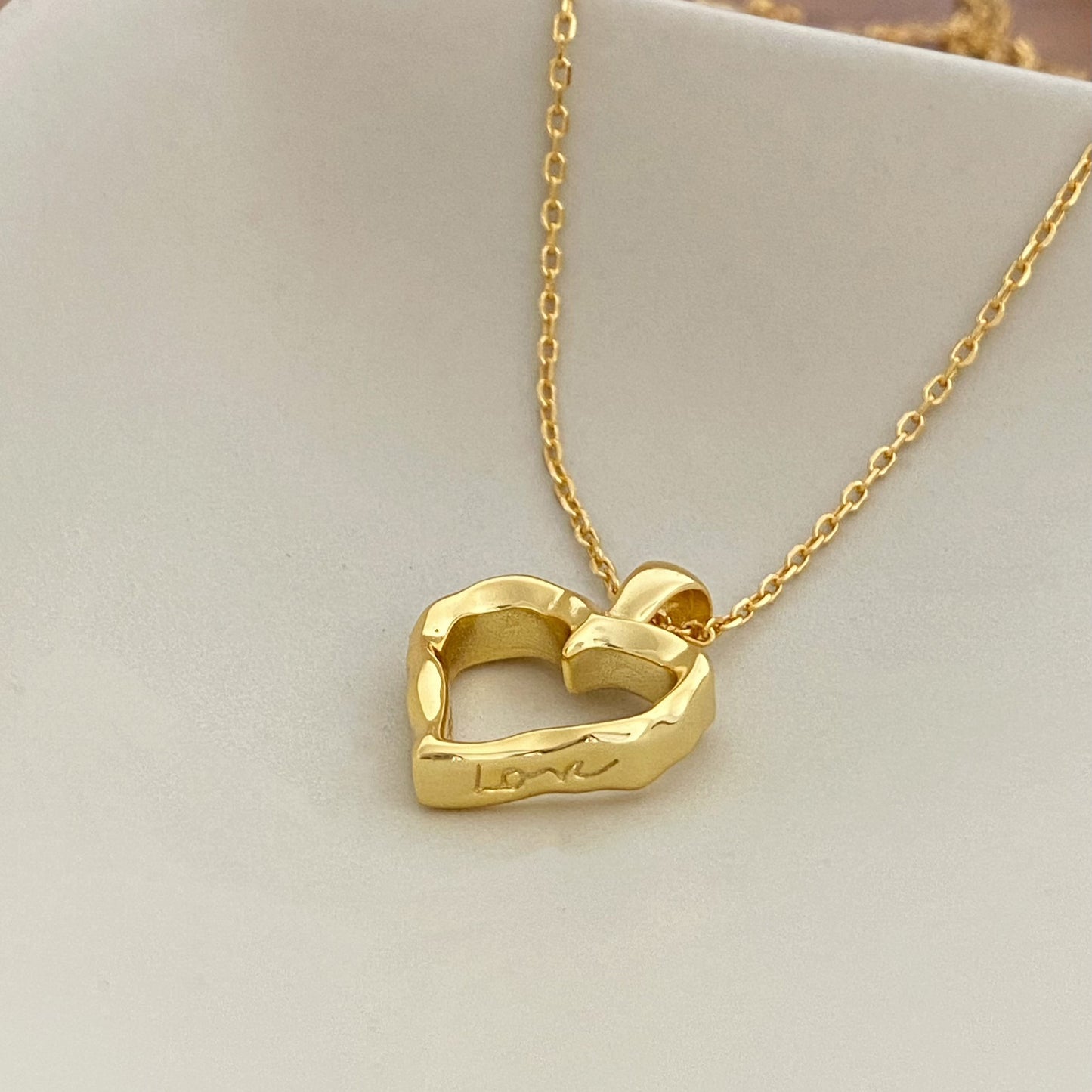 Love Heart 925 Silver Necklace