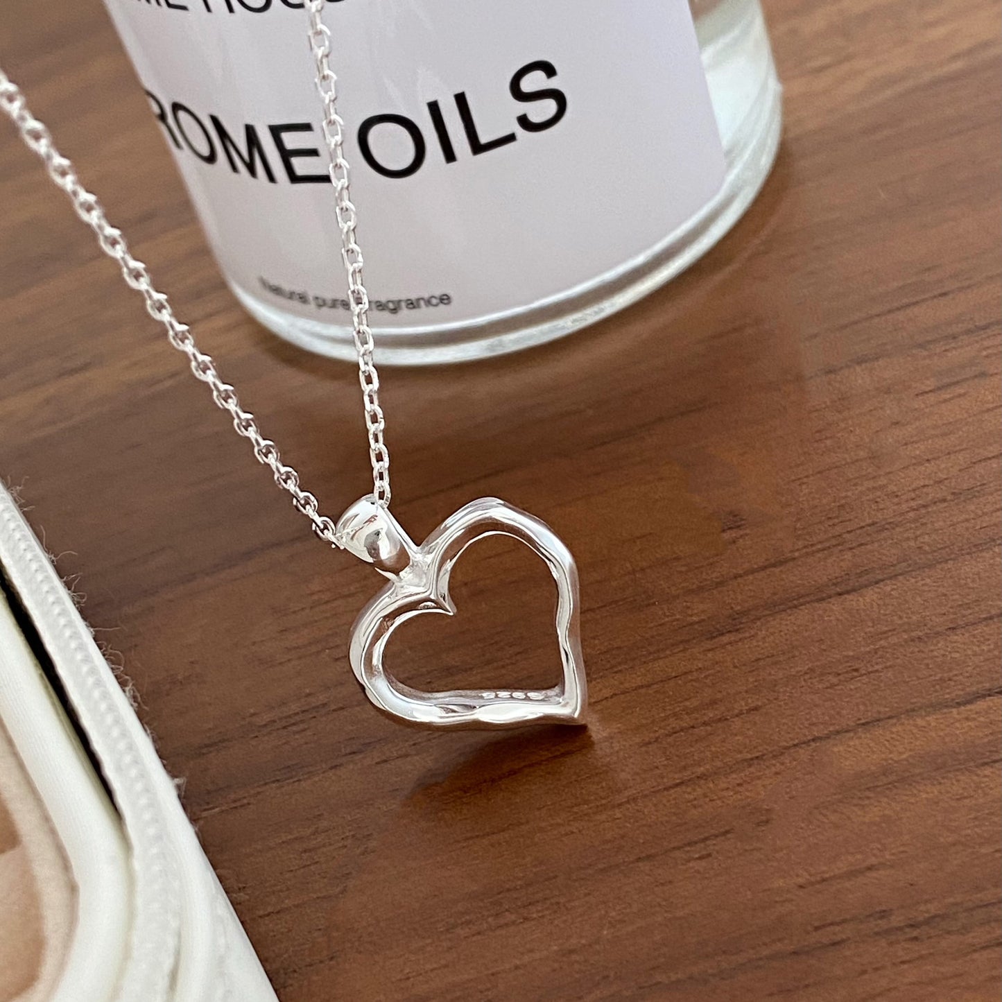 Love Heart 925 Silver Necklace