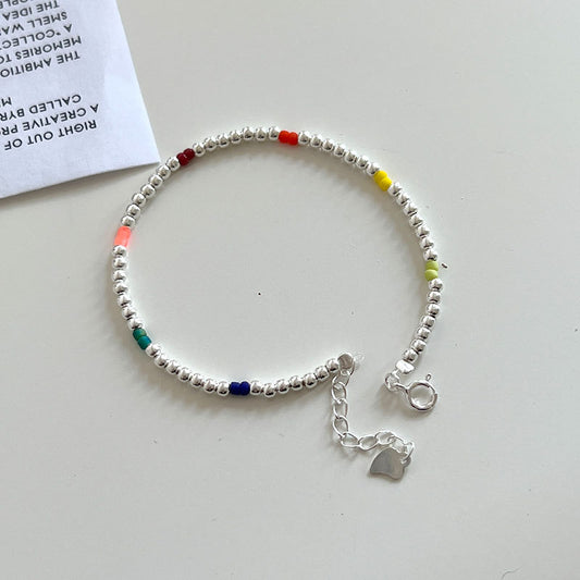 Colorful 925 Silver Bracelet