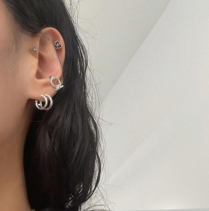 Hoop 925 Silver Earrings