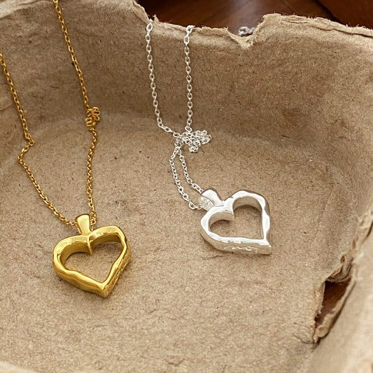 Love Heart 925 Silver Necklace