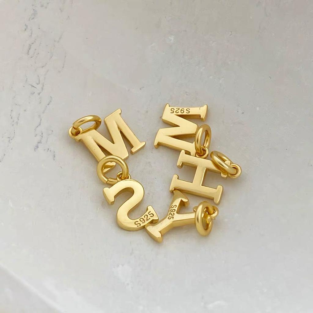 中性字母925銀手鏈