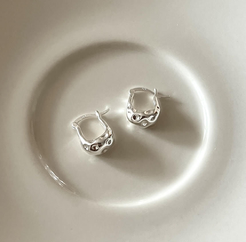 Irregular 925 Silver Earrings