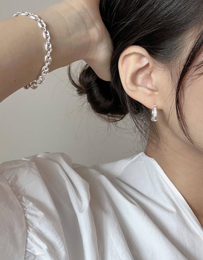 Irregular 925 Silver Earrings