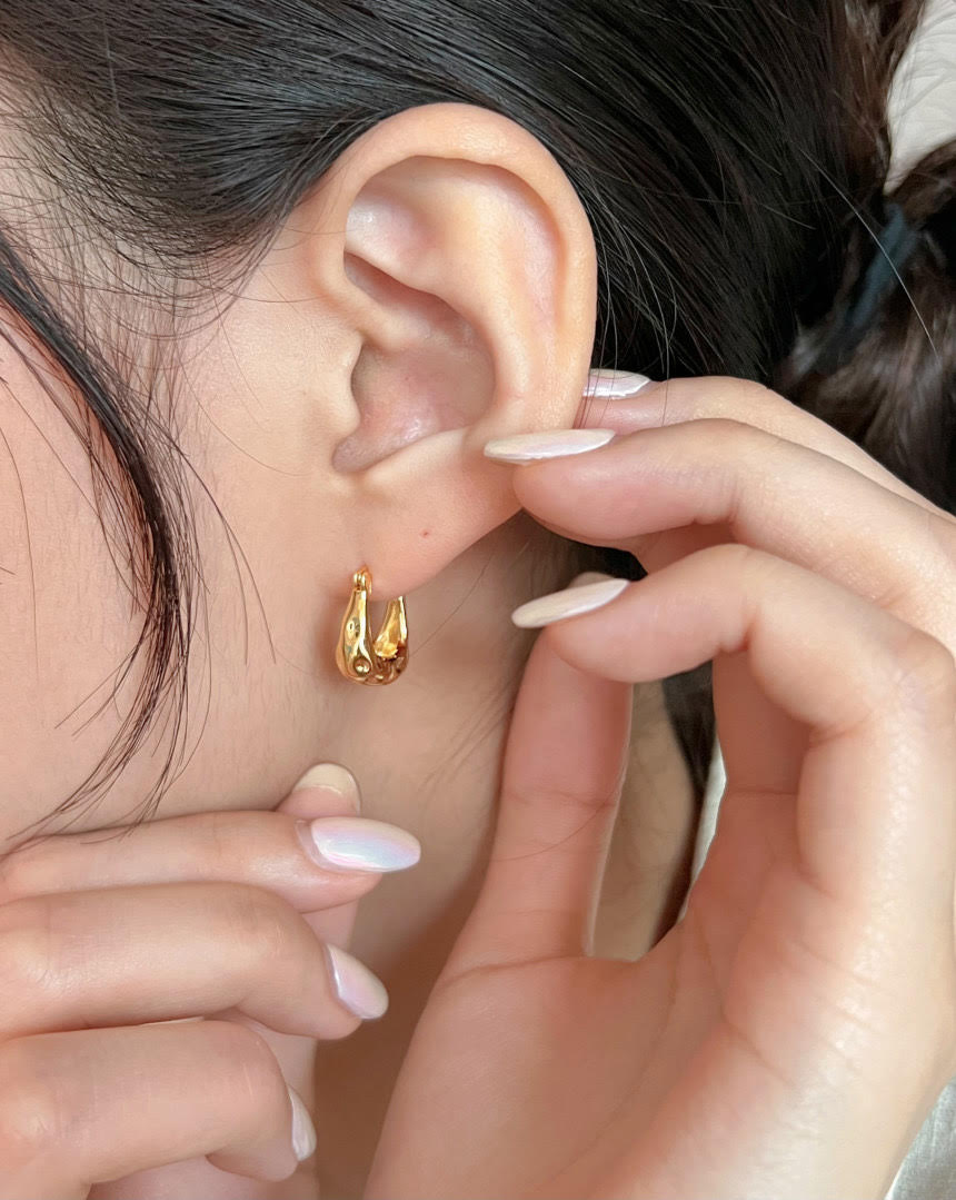 Irregular 925 Silver Earrings