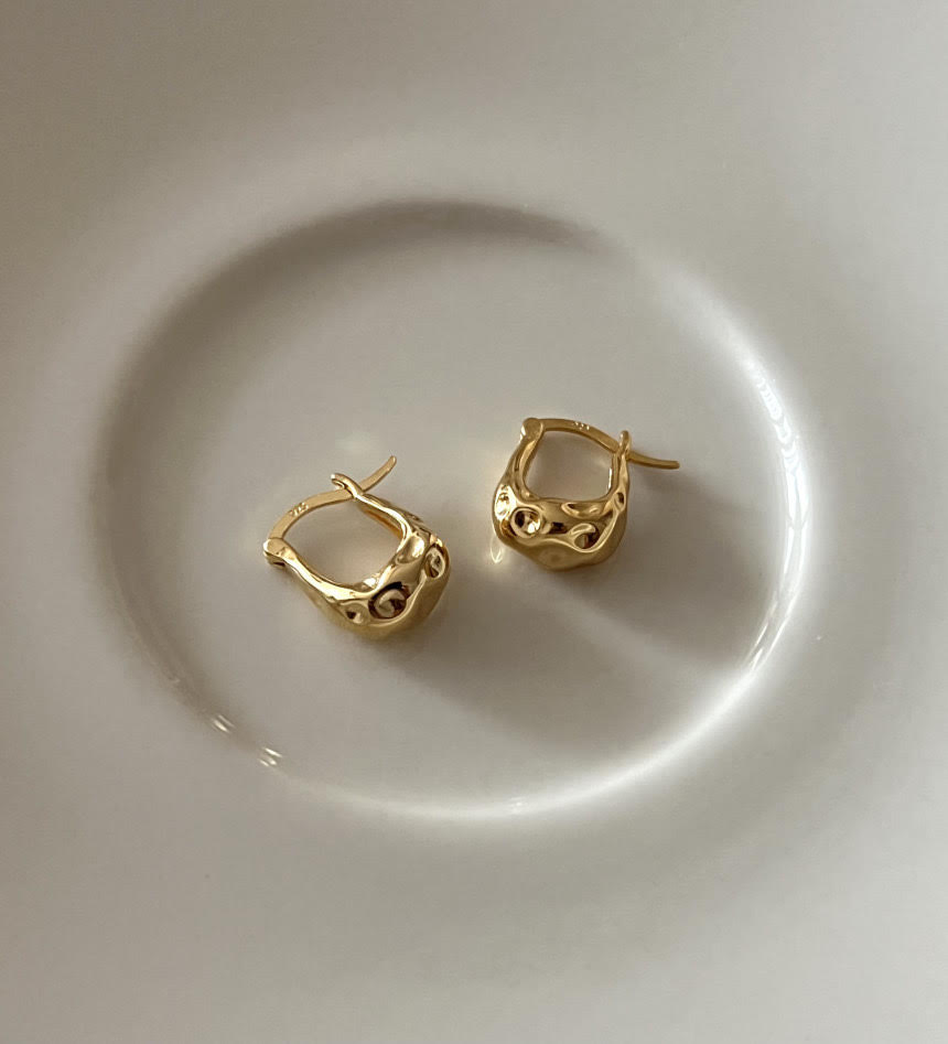 Irregular 925 Silver Earrings